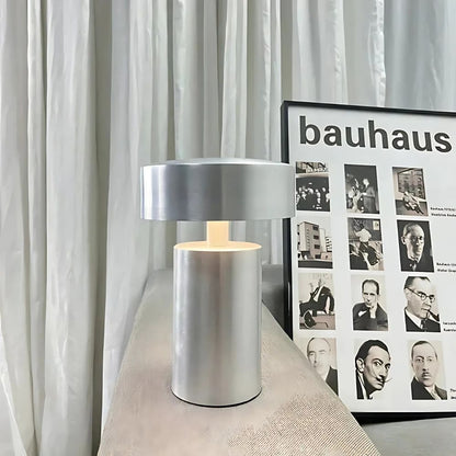 Lumé Tischlampe - LED-Säule, Modernes Design für Beistelltisch und Nachttisch 0