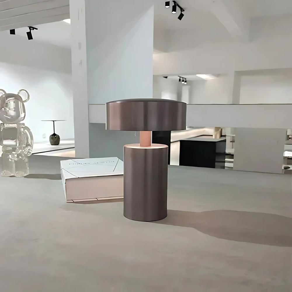 Lumé Tischlampe - LED-Säule, Modernes Design für Beistelltisch und Nachttisch 7