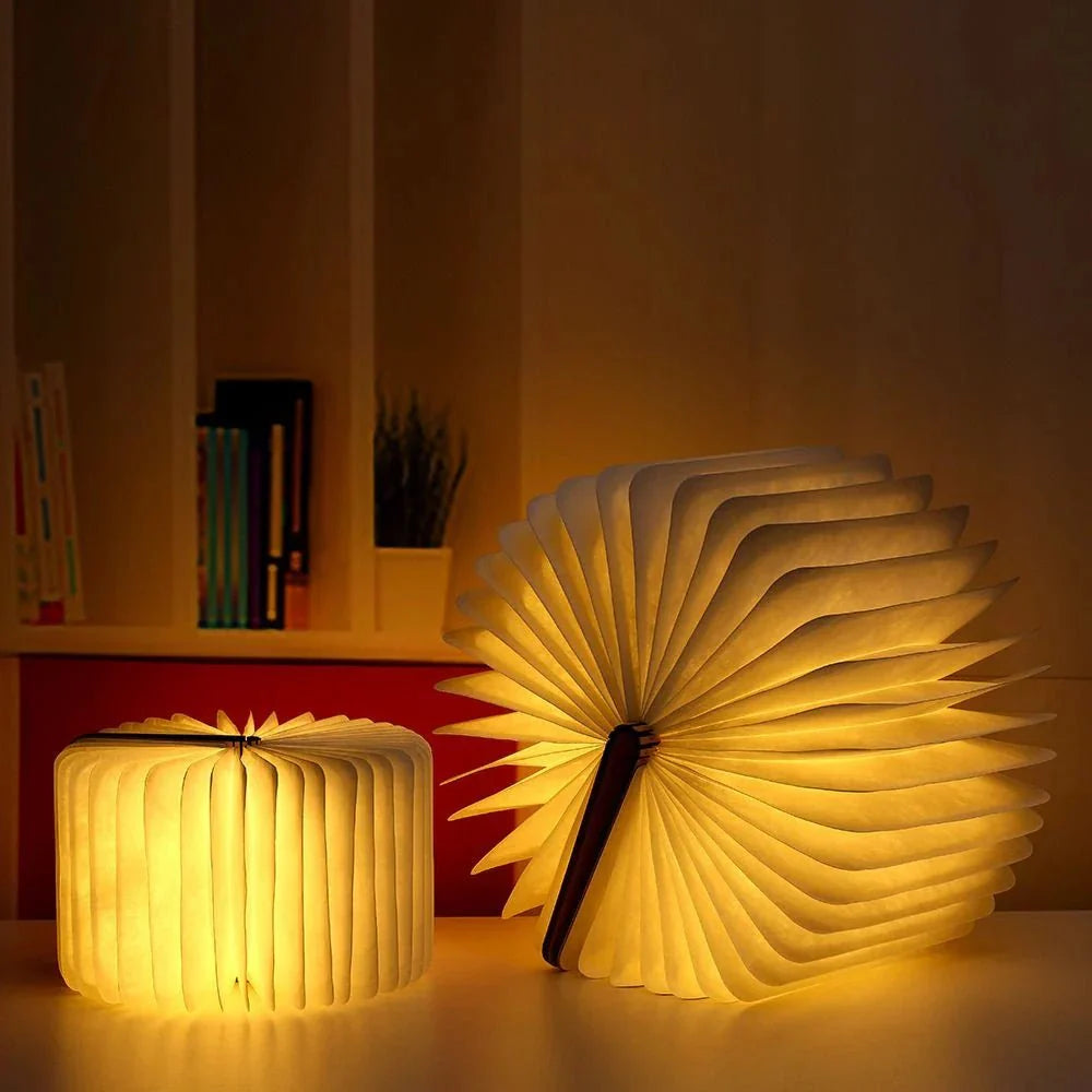 LumiFold Tischlampe - Faltbar, Kabellose Nutzung, 360° Beleuchtung 3