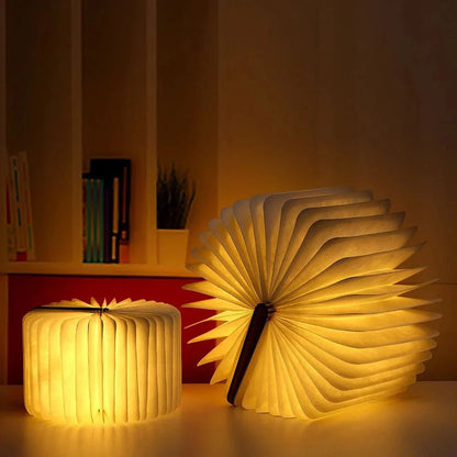 LumiFold Tischlampe - Faltbar, Kabellose Nutzung, 360° Beleuchtung 3
