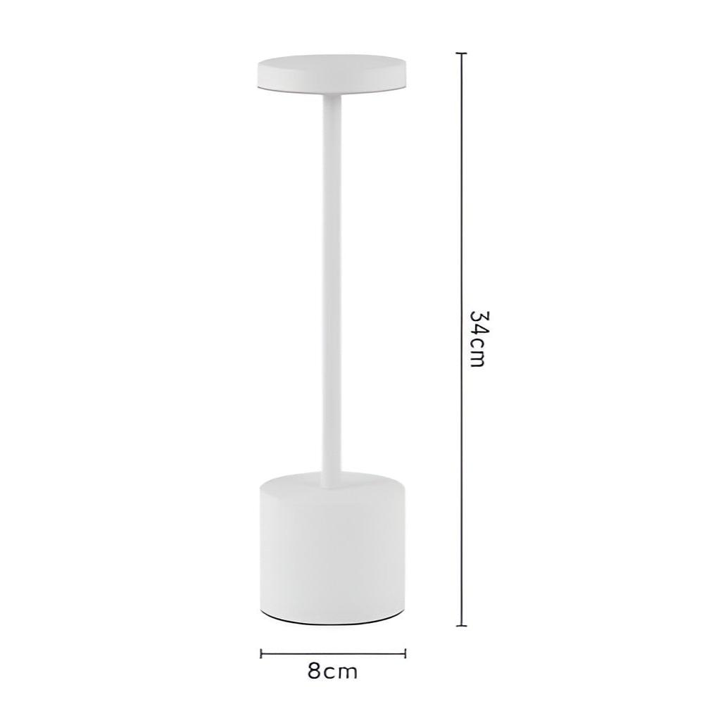 Lumi Akku Tischleuchte - Tragbares Design, Einstellbare Helligkeit 4