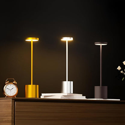 Lumi Akku Tischleuchte - Tragbares Design, Einstellbare Helligkeit 6