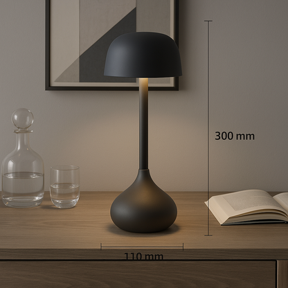 Luna Glow Schreibtischlampe LED - Aluminium, Tragbar und Wiederaufladbar 4