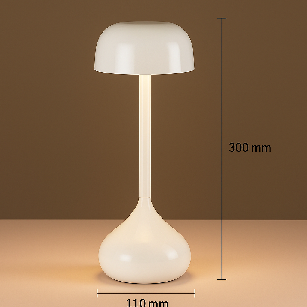 Luna Glow Schreibtischlampe LED - Aluminium, Tragbar und Wiederaufladbar 6