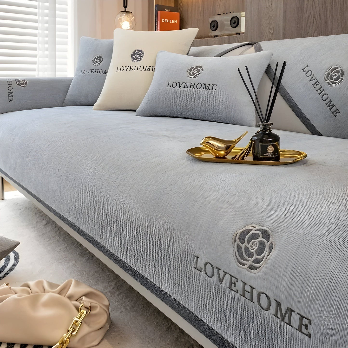 Luna Sofabezug - Rutschfest, Moderner Schutzbezug für Sofa und Couch 2
