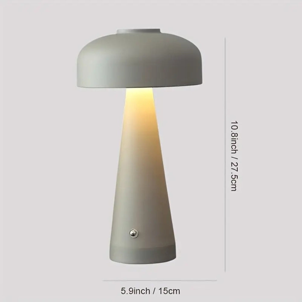 Luna Tischleuchte - Metall, Dreifarbige LED, Berührungslos 0