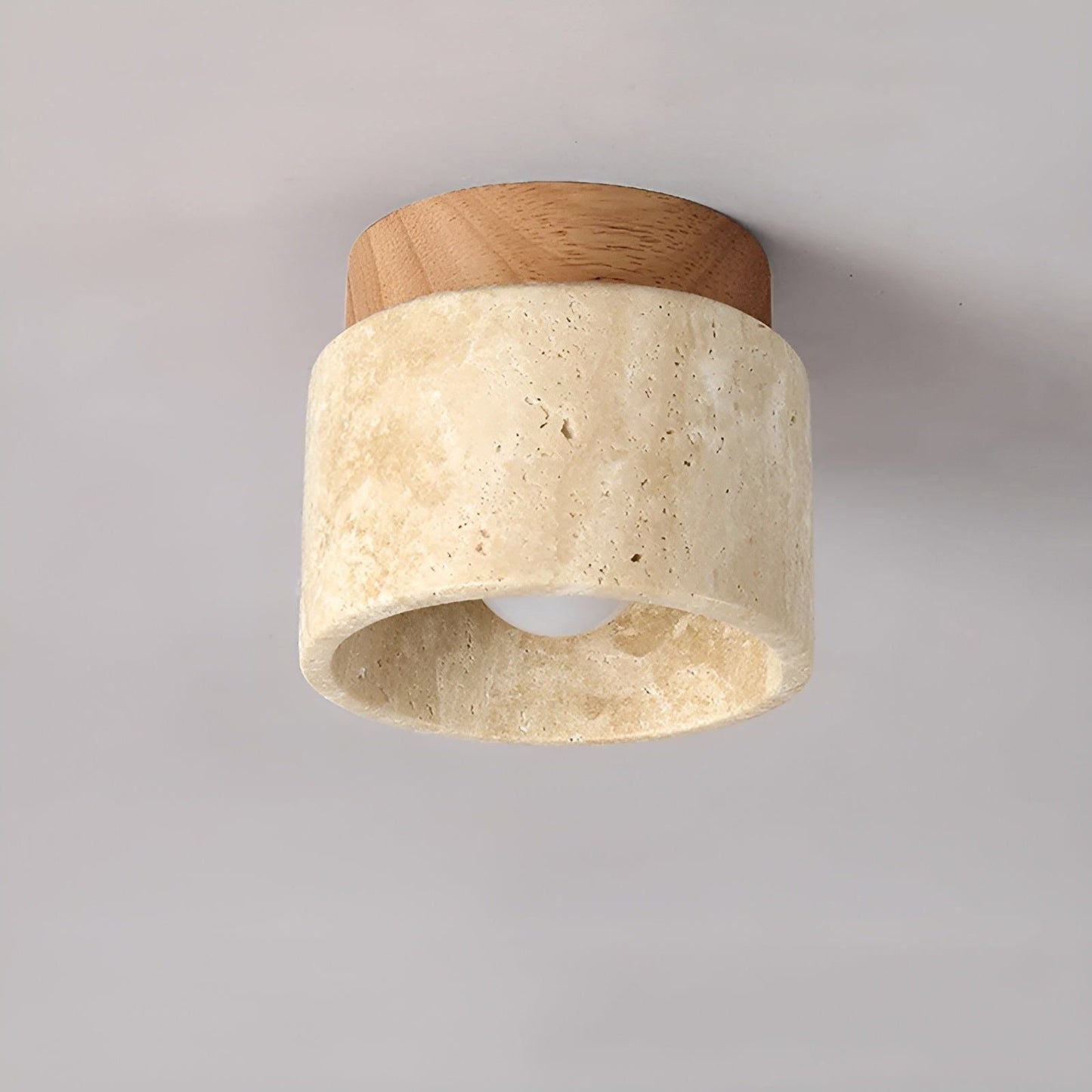 Lunaro Deckenleuchte - Gelber Marmor, Japanisches Design für Wohnzimmer 6