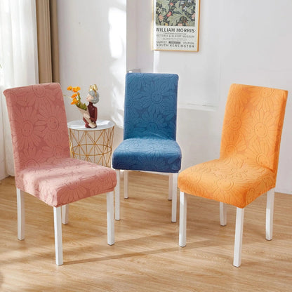 BloomSmileFit™ - Elastischer Stuhlbezug - Blumen Stil - Verspielter Stuhlschutz