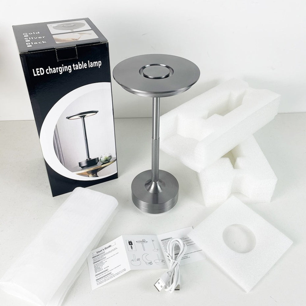 Lunox Schreibtischlampe LED - Wiederaufladbar, Modernes Design 0