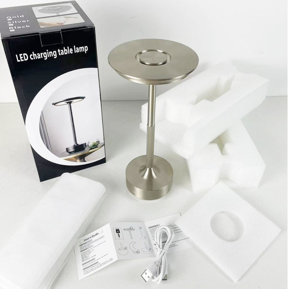 Lunox Schreibtischlampe LED - Wiederaufladbar, Modernes Design 4