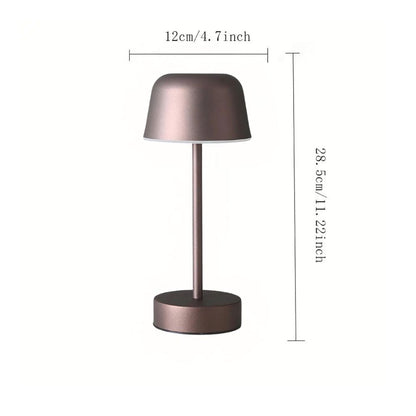 Lustra Tischlampe - Kabellos, Berührungsgesteuert, Poliertes Eisen 0