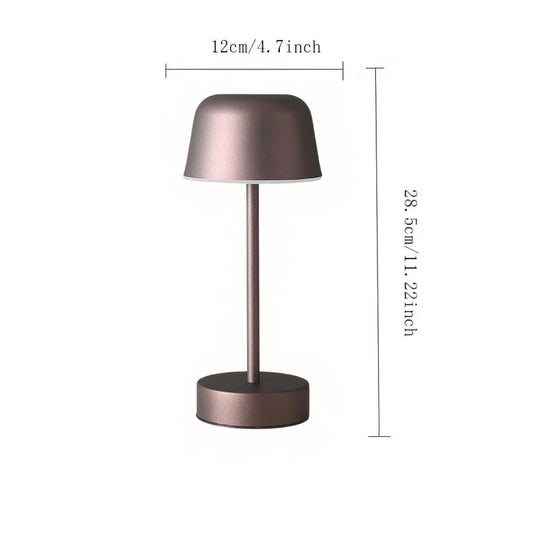 Lustra Tischlampe - Kabellos, Berührungsgesteuert, Poliertes Eisen 0