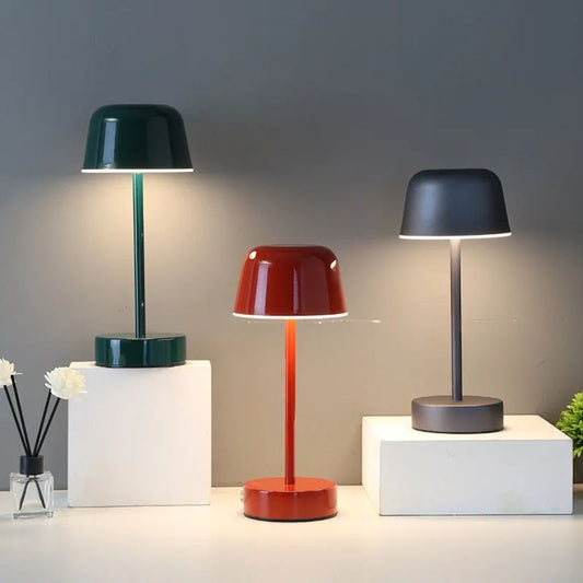 Lustra Tischlampe - Kabellos, Berührungsgesteuert, Poliertes Eisen 1