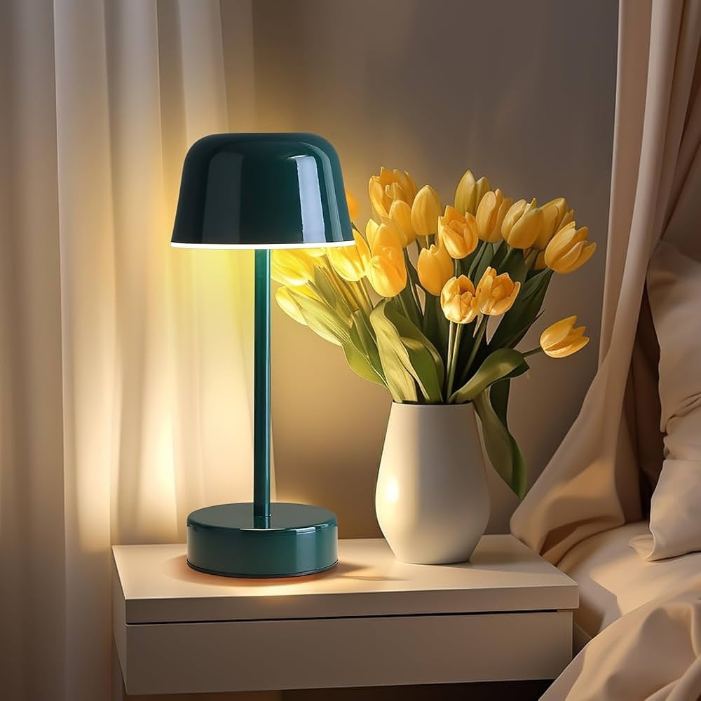 Lustra Tischlampe - Kabellos, Berührungsgesteuert, Poliertes Eisen 2