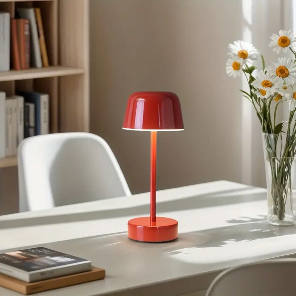 Lustra Tischlampe - Kabellos, Berührungsgesteuert, Poliertes Eisen 7