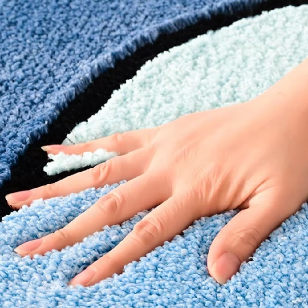 Luxe Badezimmermatte Beige - Saugfähige Mikrofaser, Rutschfest 2