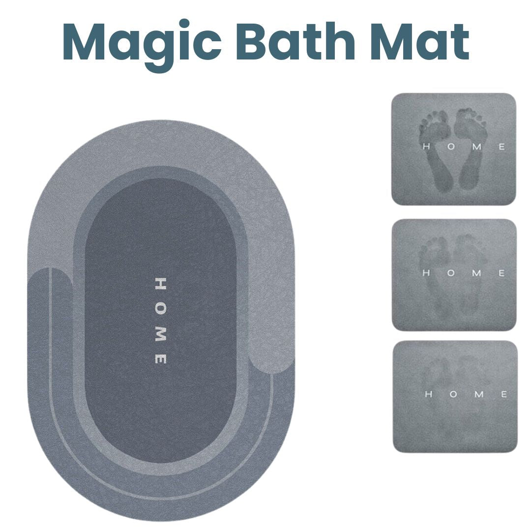 Magi Badematte - Superabsorbierend, Rutschfest für Badezimmerteppich 0