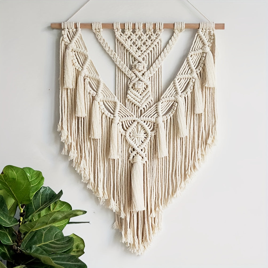 Mara Makramee Wandbehang - Handgewebt aus Baumwolle, Boho-Stil 2