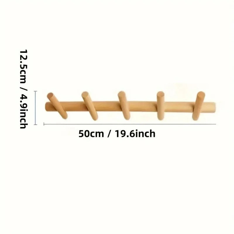 Maven Wandregal - Massivholz Eiche, Skandinavisches Design 4
