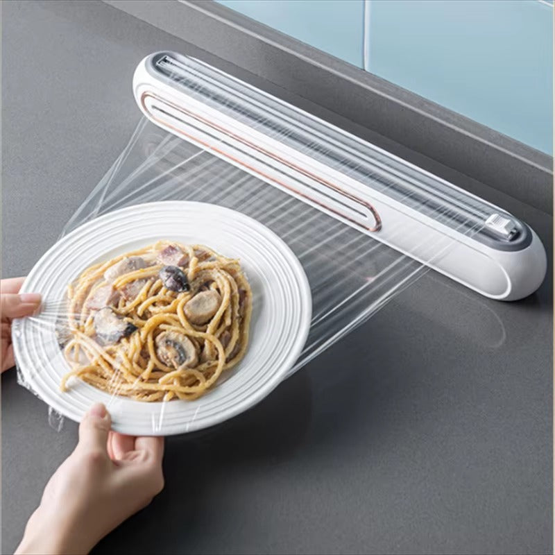 Mento Frischhaltefolienspender - Magnetisch, BPA-frei, Präzisionsschneider 0