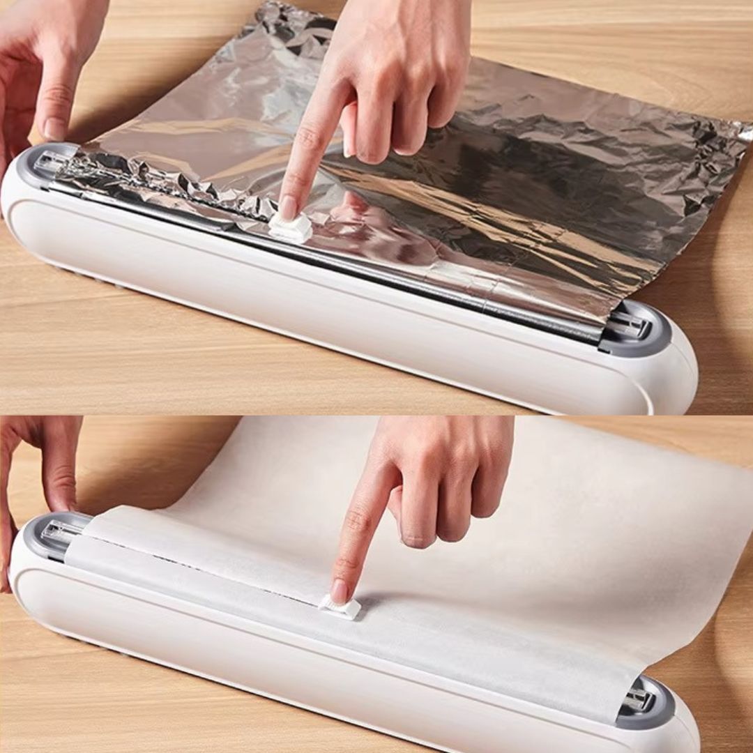 Mento Frischhaltefolienspender - Magnetisch, BPA-frei, Präzisionsschneider 7