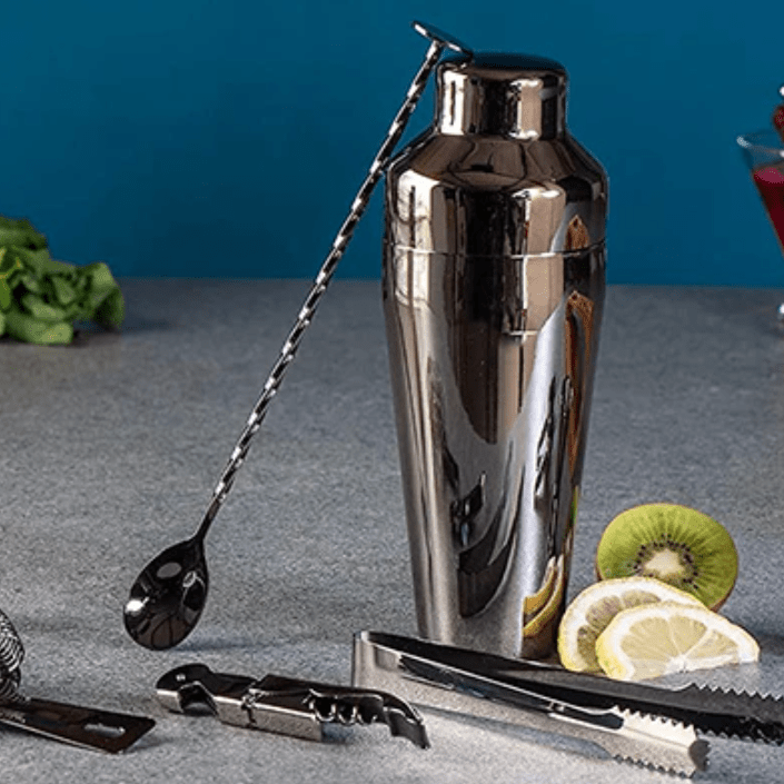 Mikado Cocktailshaker Set - Edelstahl, 10-teiliges Mixologie-Set 3