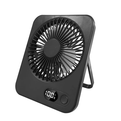 Milo Mini Ventilator USB - Kabellose Kühlung, Digitalanzeige, 5 Geschwindigkeiten 7