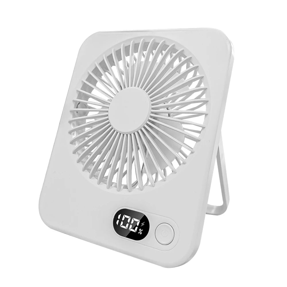 Milo Mini Ventilator USB - Kabellose Kühlung, Digitalanzeige, 5 Geschwindigkeiten 9