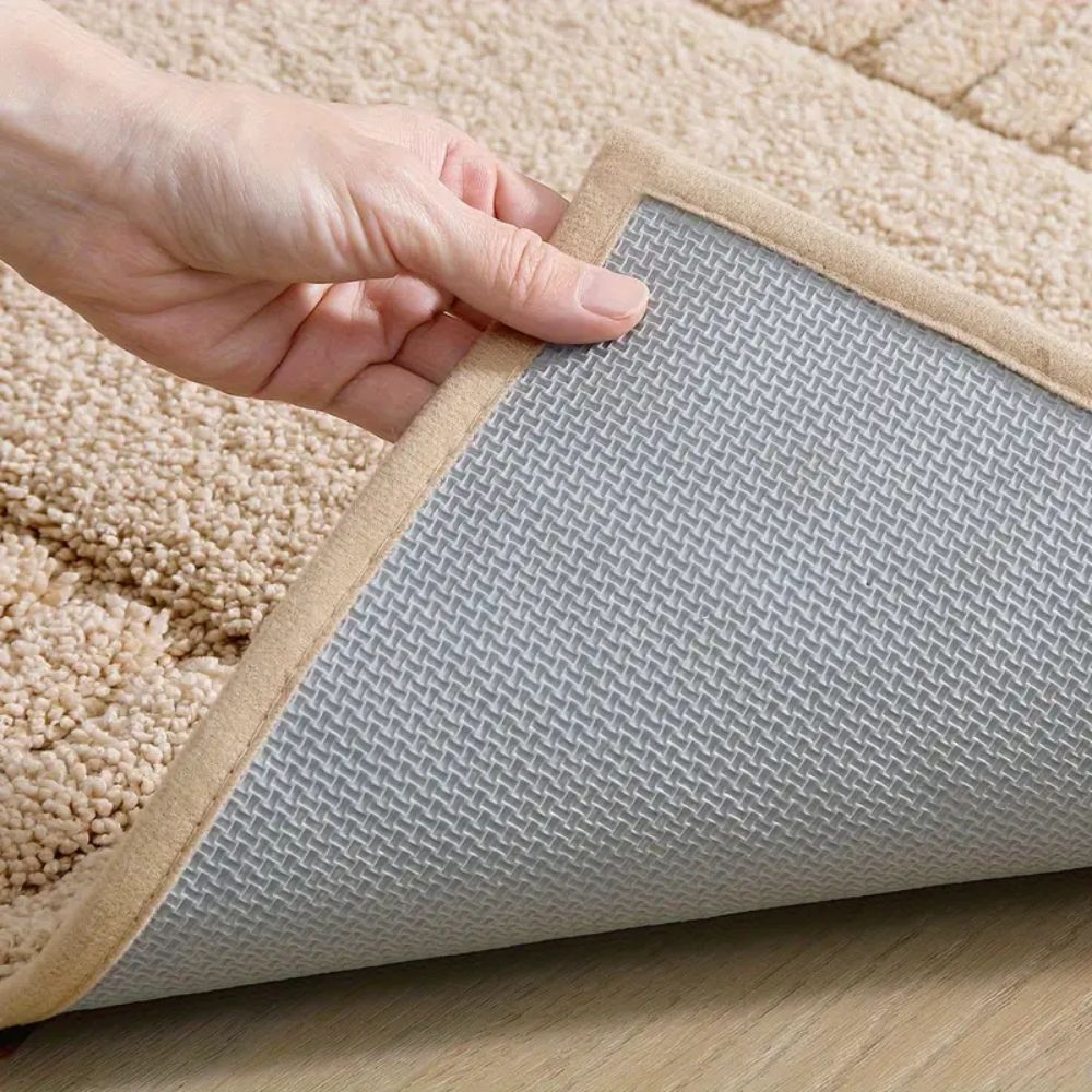 Mira Badeteppich - Beflocktes Material, Minimalistisches Design 4
