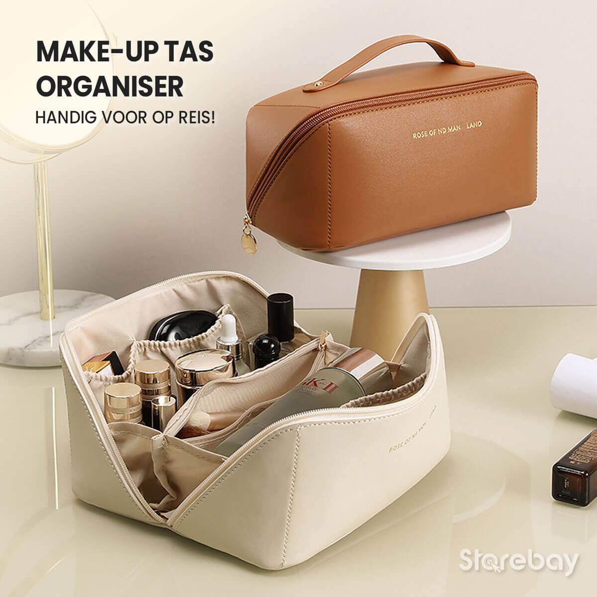 Mira Kosmetiktasche Damen - PU-Leder, Multifunktional und Wasserabweisend 0