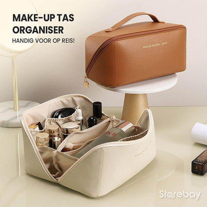 Mira Kosmetiktasche Damen - PU-Leder, Multifunktional und Wasserabweisend 0