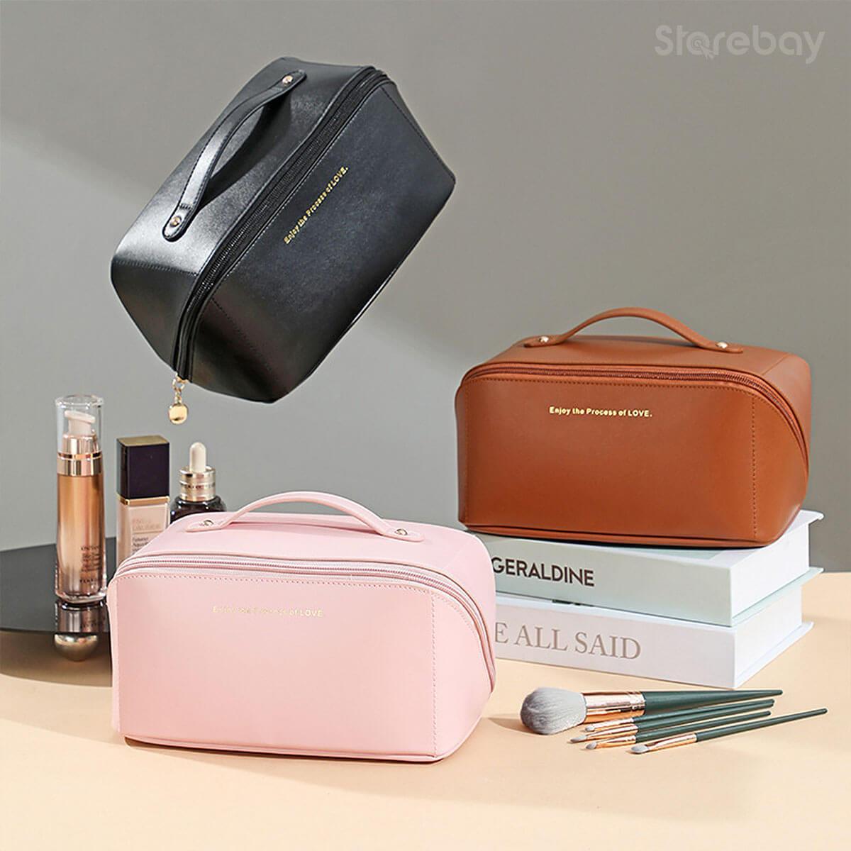 Mira Kosmetiktasche Damen - PU-Leder, Multifunktional und Wasserabweisend 2