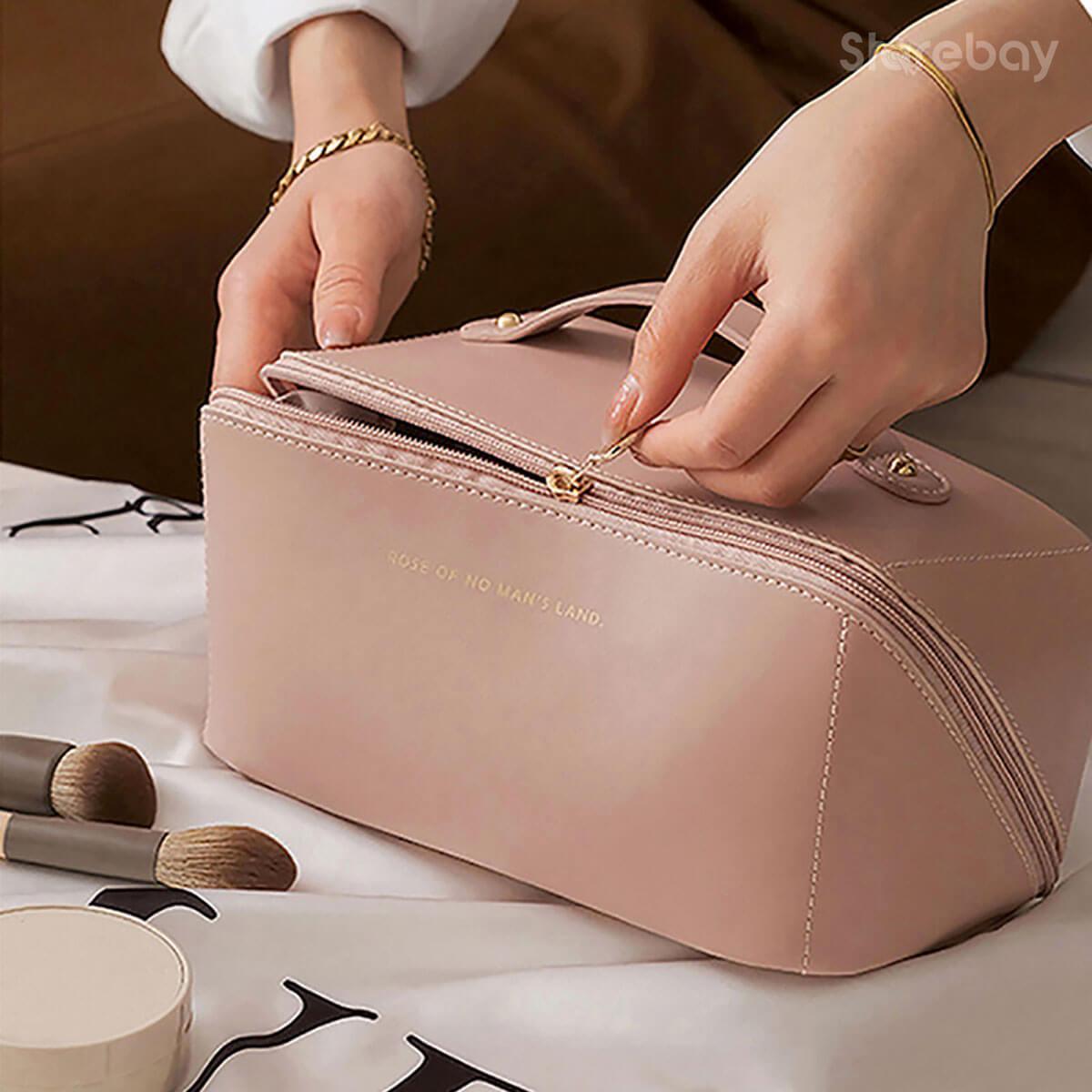 Mira Kosmetiktasche Damen - PU-Leder, Multifunktional und Wasserabweisend 5