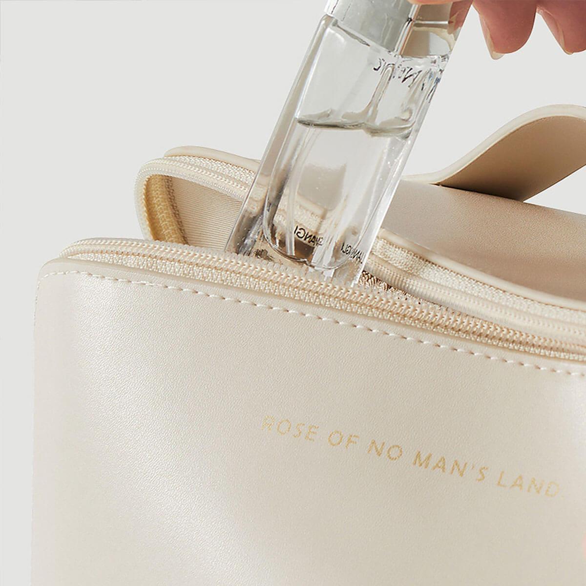 Mira Kosmetiktasche Damen - PU-Leder, Multifunktional und Wasserabweisend 7