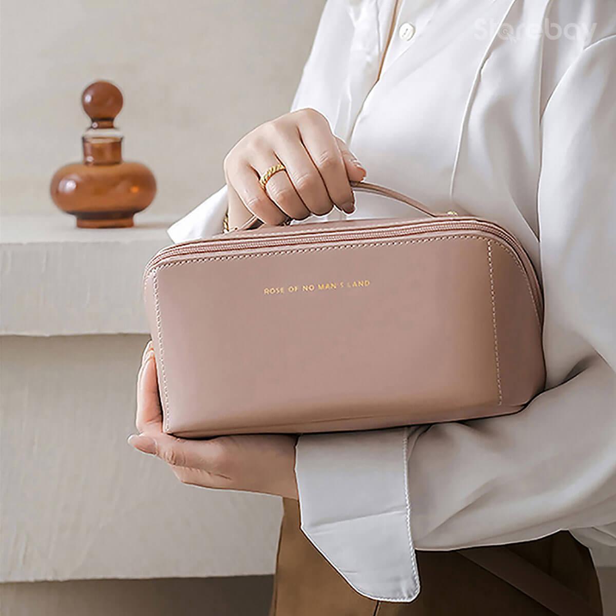 Mira Kosmetiktasche Damen - PU-Leder, Multifunktional und Wasserabweisend 8