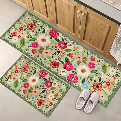 Mira Küchenmatten-Set - Boho Floral, Anti-Ermüdung 3