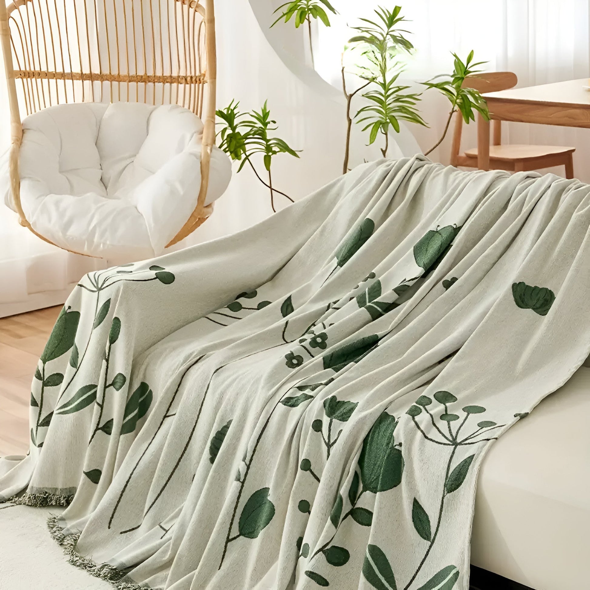 Mira Sofabezug - Wendbar mit Blumenmuster, Mikrofasermischung 4
