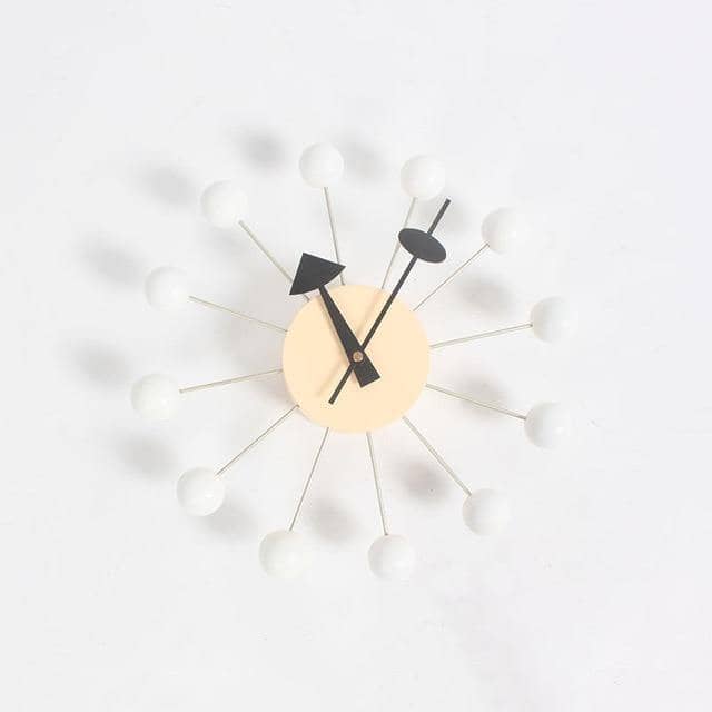Mira Wanduhr Modern - 3D-Kugeldesign, Schwarz 4