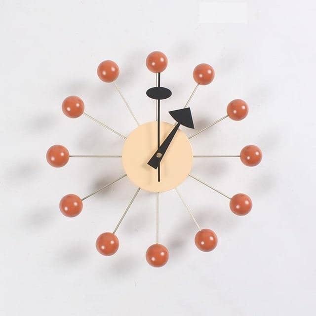 Mira Wanduhr Modern - 3D-Kugeldesign, Schwarz 5