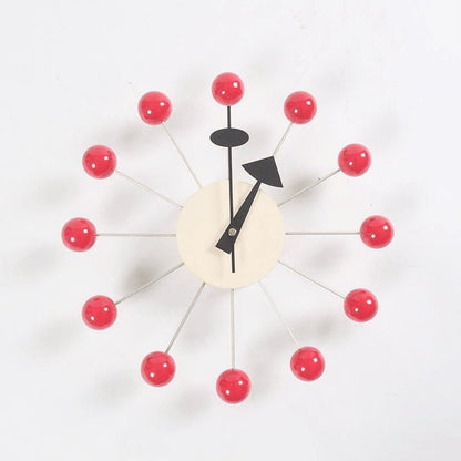 Mira Wanduhr Modern - 3D-Kugeldesign, Schwarz 7
