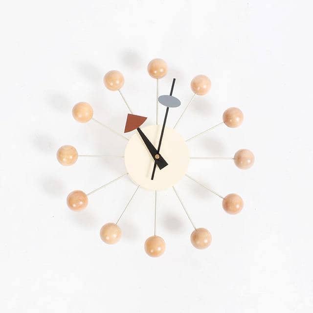 Mira Wanduhr Modern - 3D-Kugeldesign, Schwarz 9