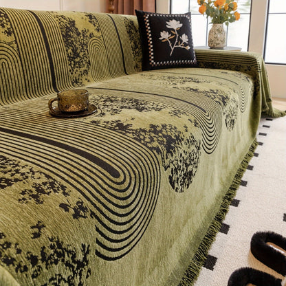 Mosaic Sofa Bezug - Weicher Chenille, Haustierfreundlich, Rutschfest 1