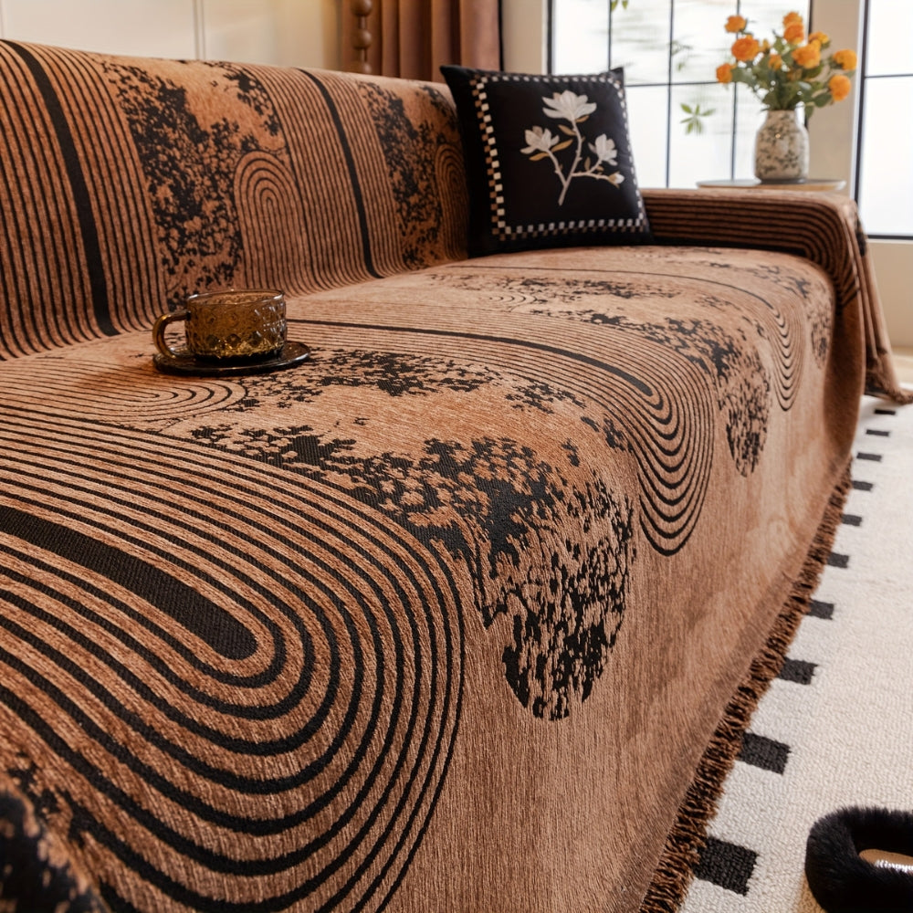 Mosaic Sofa Bezug - Weicher Chenille, Haustierfreundlich, Rutschfest 2