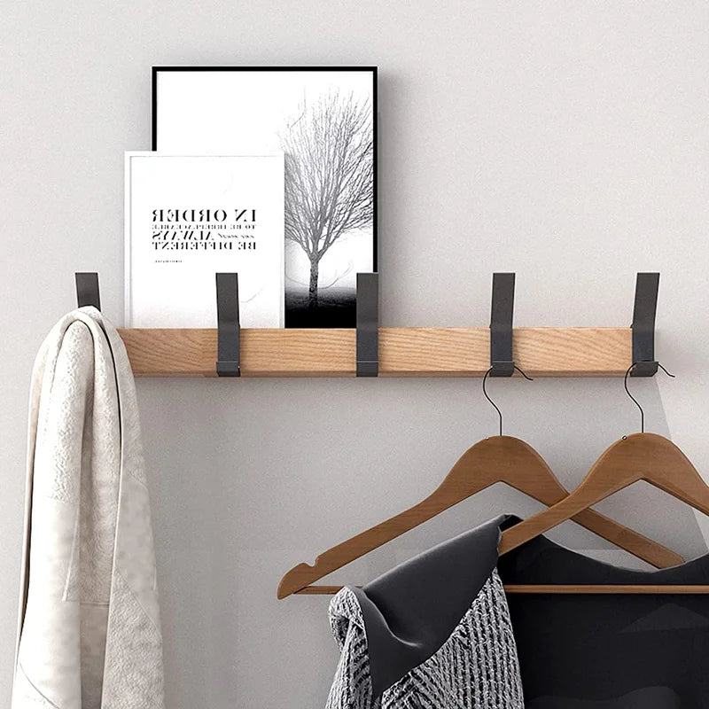 HookFlex™ - Wandgarderobe Hakenleiste - Nordic Design - Verstellbare Doppelhaken