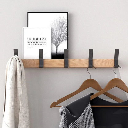 HookFlex™ - Wandgarderobe Hakenleiste - Nordic Design - Verstellbare Doppelhaken