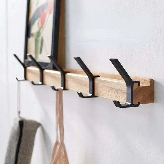 HookFlex™ - Wandgarderobe Hakenleiste - Nordic Design - Verstellbare Doppelhaken