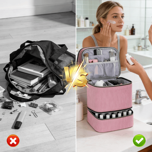 NailGuardPro Organizer - Doppellagiges Design, Auslaufsicher 3