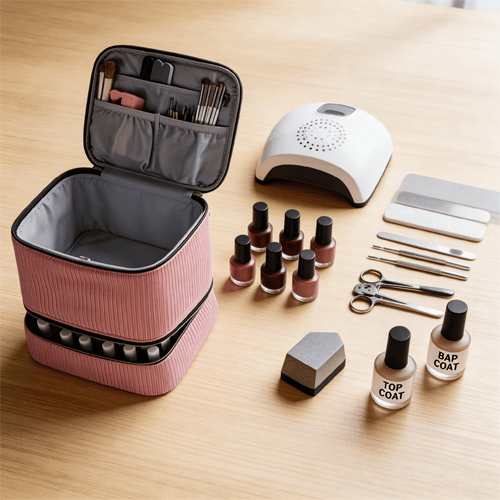 NailGuardPro Organizer - Doppellagiges Design, Auslaufsicher 5