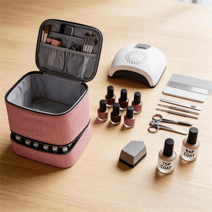 NailGuardPro Organizer - Doppellagiges Design, Auslaufsicher 5