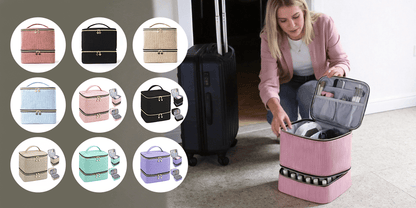 NailGuardPro Organizer - Doppellagiges Design, Auslaufsicher 6